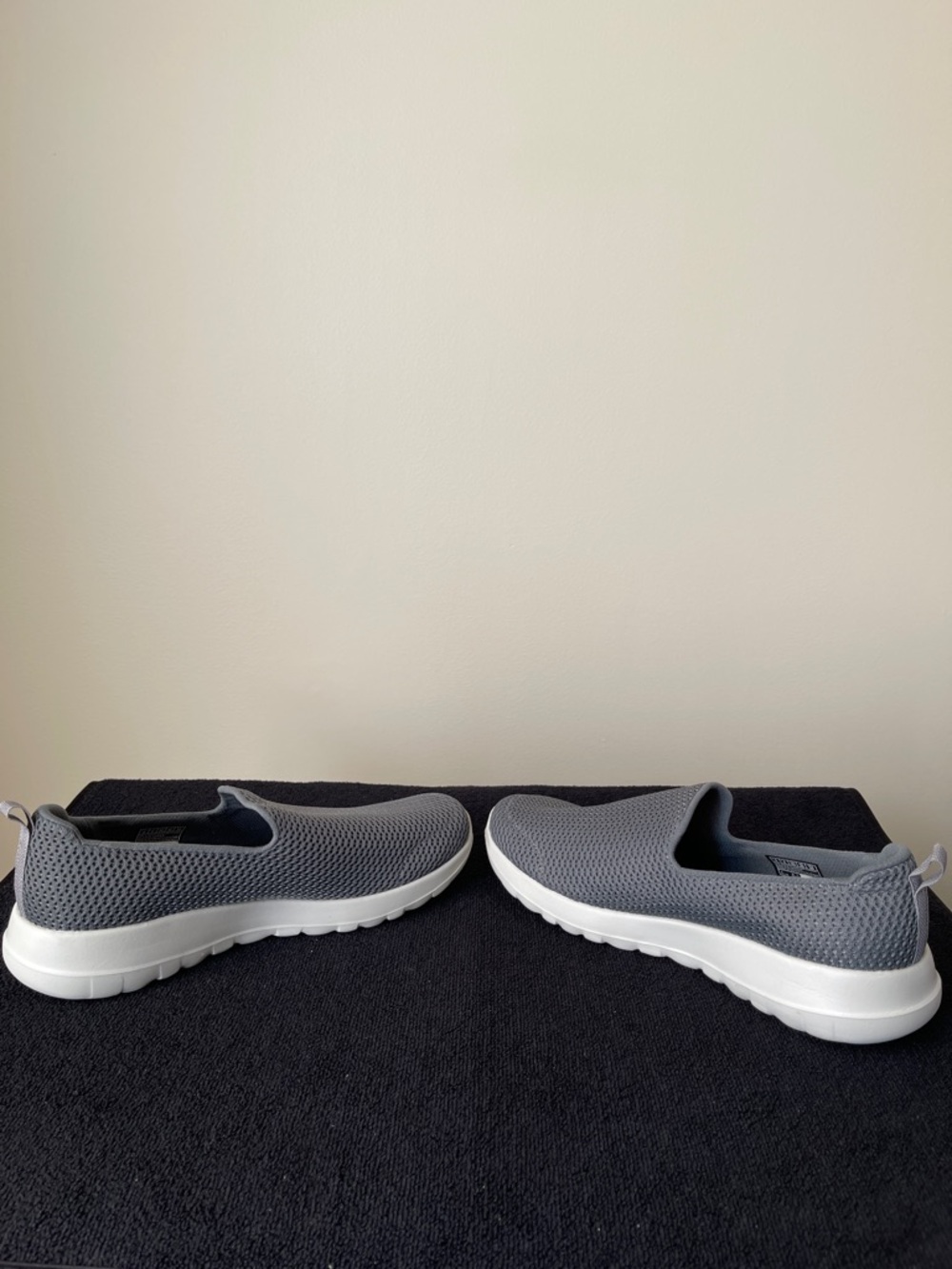 Skechers Gray Slip-On GOwalk Knit Shoes - Picture 5 of 9